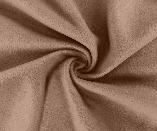Polar-Fleece Queen Thermal Blanket Tan- Extra Soft Brush Fabric, Super Warm, Lightweight & Easy Care, Couch (Camelot)