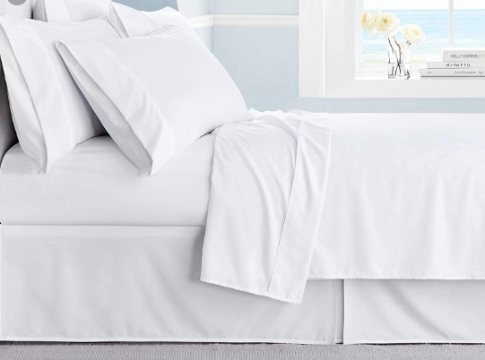 Imported Double Fitted Sheet- (54