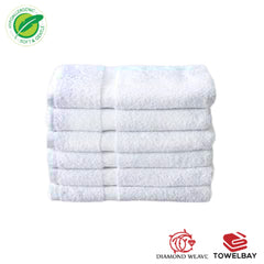 Shield White Hand Towel (16" x 27")