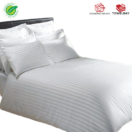 Satin Stripe Regent Pillow Case Queen (21" X 33")